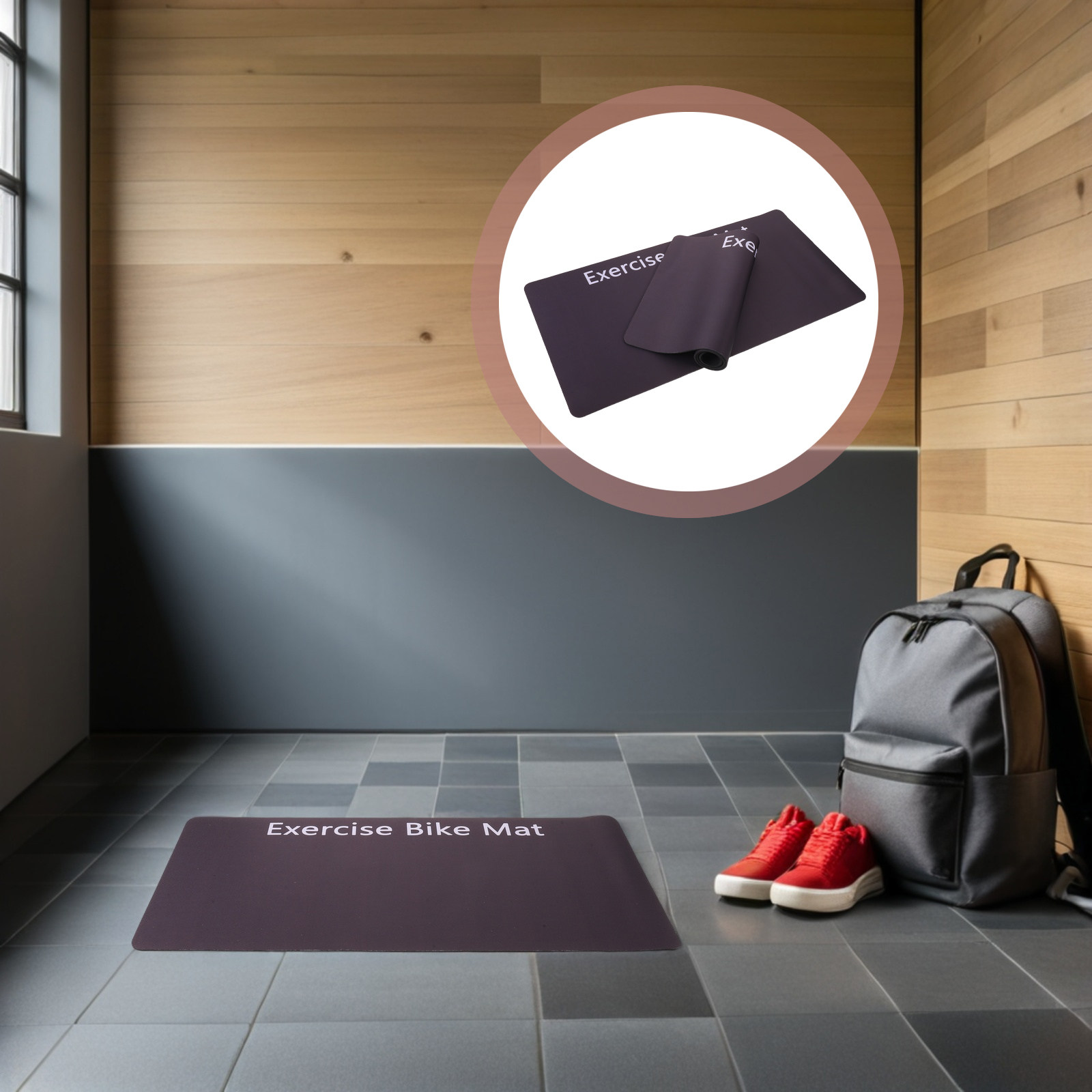 Shock Absorbing Gym Trainers - 2 Stück Trainingsmatte mit Stoßdämpfung, 23,6