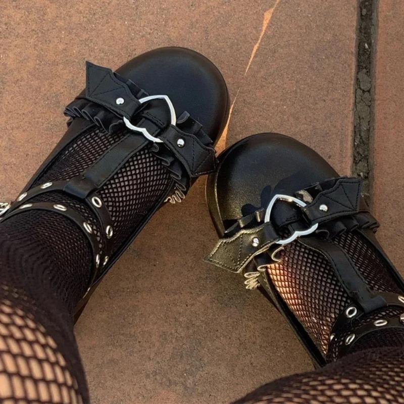 Women'S Shoes - Neue Sweet Heart Buckle Wedges Mary