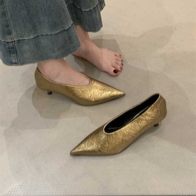 Heels - 2025 herbst Neue Pendler Wind Flache
