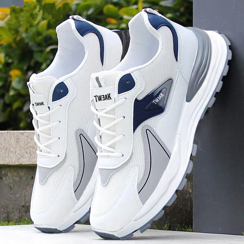 Breathable Mesh Athletic Shoes - Mode Männer Schuhe Mesh Sneakers Lace