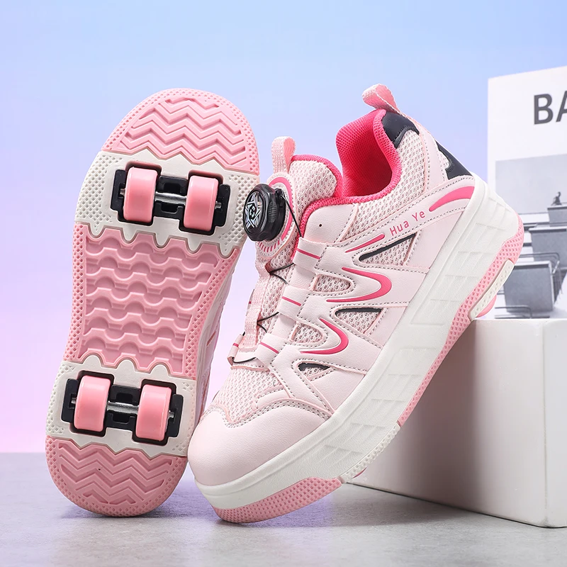 Women'S Shoes - Kinder-Rollschuhe, beliebte Vier-Rad-Rollschuhe für Mädchen, unsichtbare