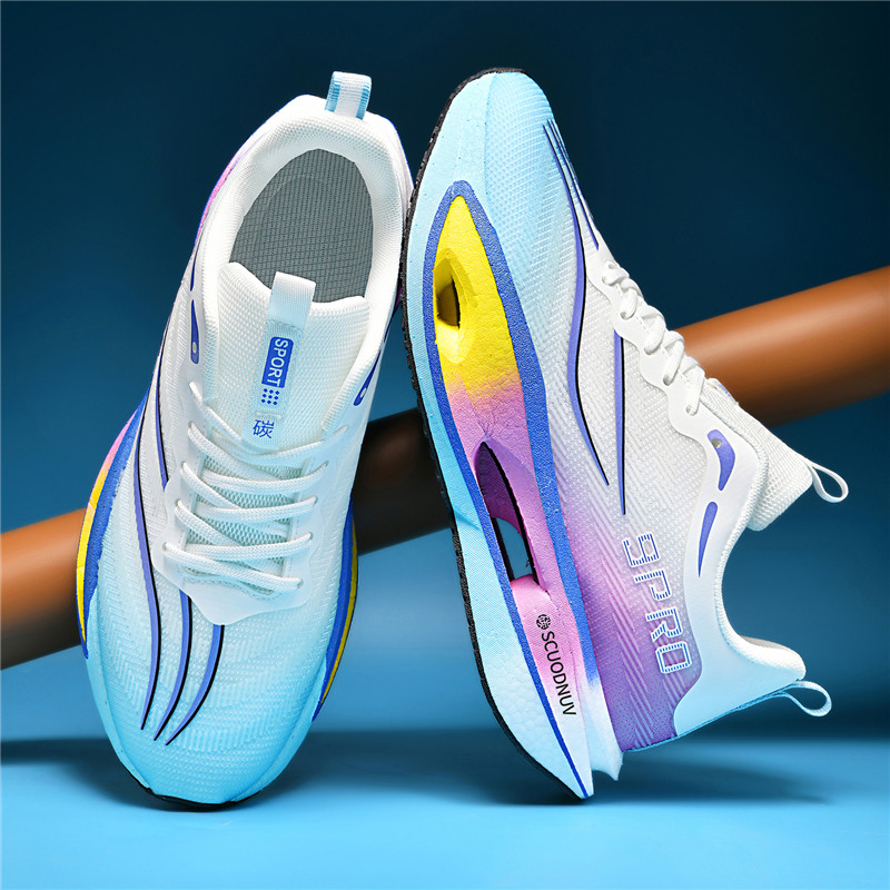 Neue Damen-Laufschuhe, atmungs – Carbon Plate Marathon Racing Shoes Bewertung und Preis