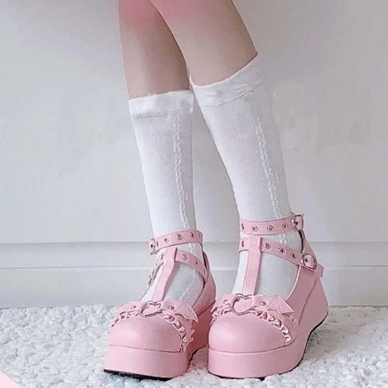 Neue Sweet Heart Buckle Wedges – Women'S Shoes Bewertung und Preis