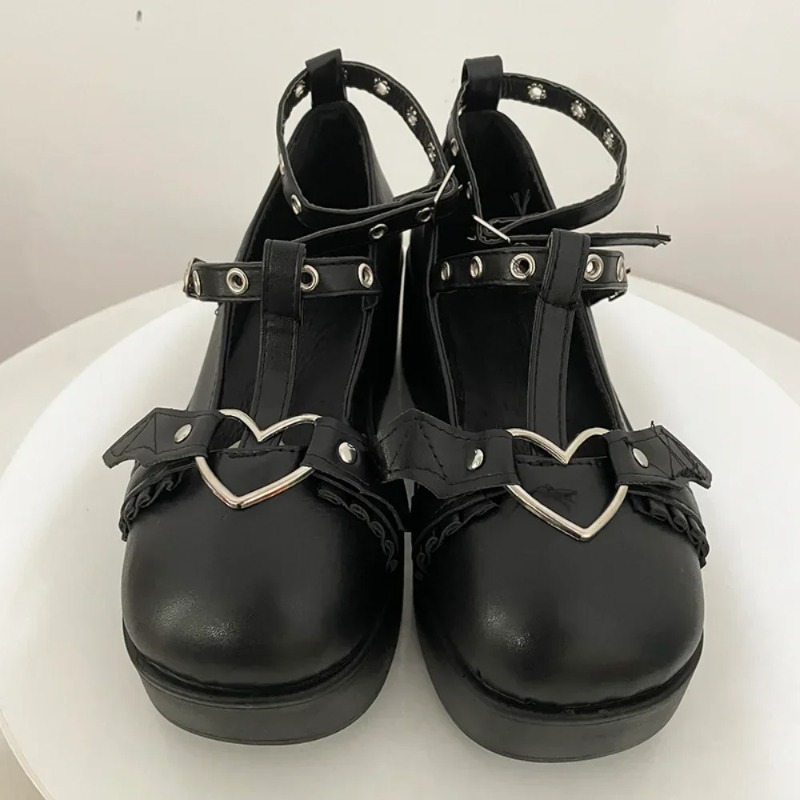 Neue Sweet Heart Buckle Wedges – Women'S Shoes Bewertung und Preis