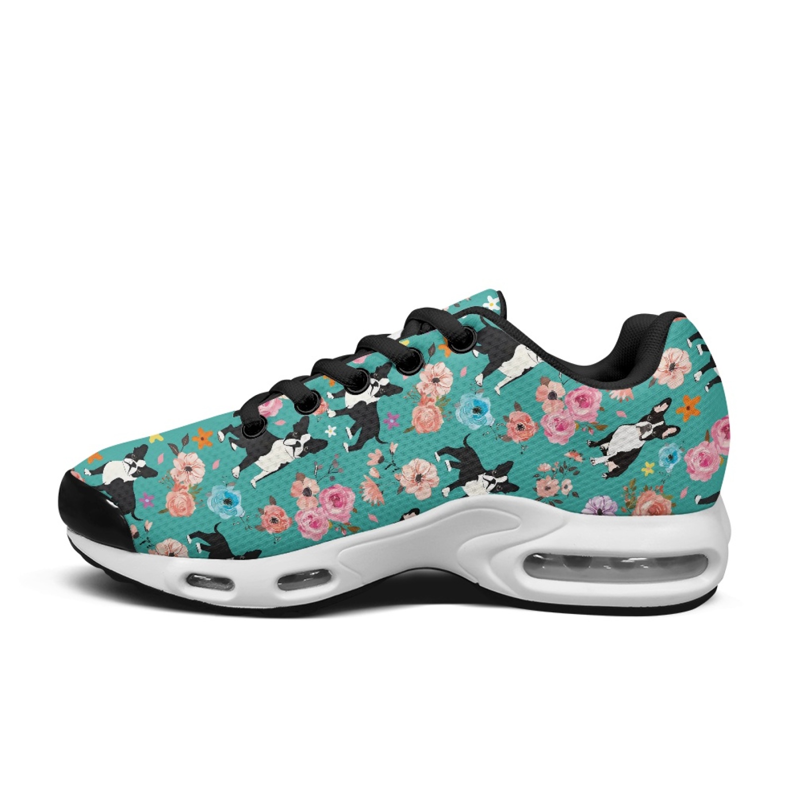 PENSTROLL Floral Boston Terrie – Knit Fabric Lace Up Sneakers Bewertung und Preis