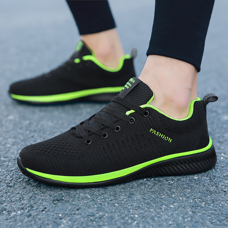 Maedef Sportschuhe für Männer  – Knit Fabric Lace Up Sneakers Bewertung und Preis