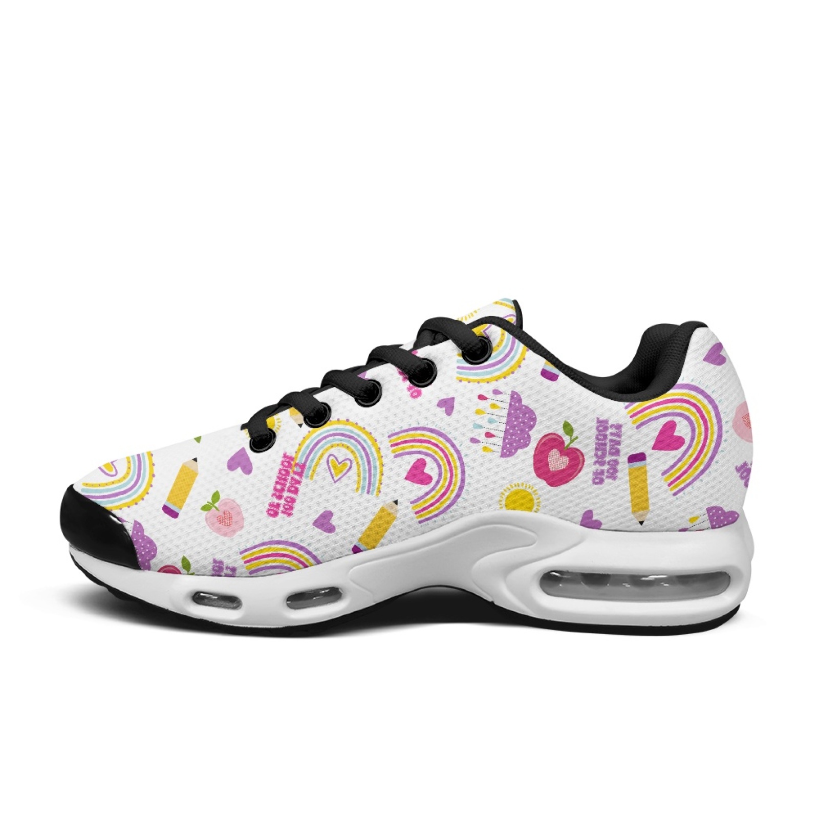 PENSTROLL Regenbogen-Schulschu – Knit Fabric Lace Up Sneakers Bewertung und Preis